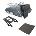 Razor Trunk Rack Mount Fit For Harley Cvo Street Glide 2014-2026 Gunship Gray