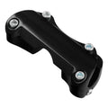 1'' Handlebar Riser Top Clamp Fit For Harley Touring Cvo Road Glide 88-23 Black