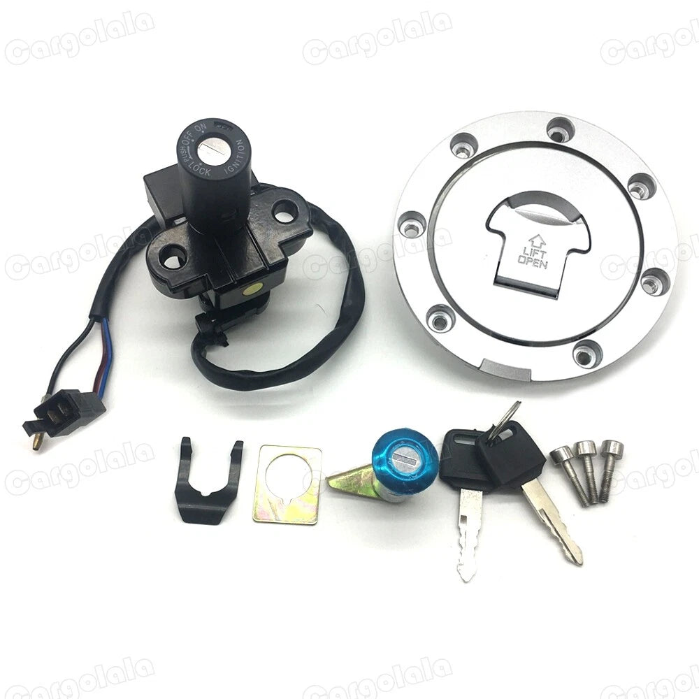 Ignition Switch Fuel Gas Cap Seat Lock Key Set Fit For Honda CBR900RR 1992-1999