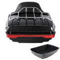 King Trunk LED Brake Tail Light Pad Fit For Harley Touring Cvo Road Glide 14-26