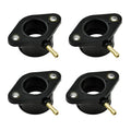 4Pcs Carburetor Intake Boots Joints Connector For Kawasaki KZ550 Z400 Z500 80-83