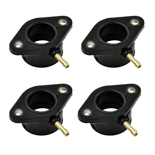 4Pcs Carburetor Intake Boots Joints Connector For Kawasaki KZ550 Z400 Z500 80-83