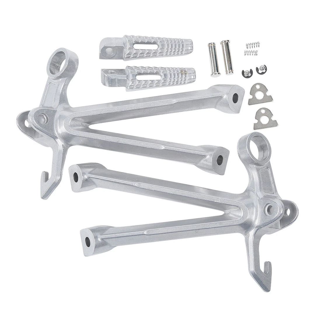 Rear Pedals Footrest Foot Pegs Bracket Set Fit For Suzuki GSXR1000 2007-2008 K7