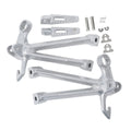 Rear Pedals Footrest Foot Pegs Bracket Set Fit For Suzuki GSXR1000 2007-2008 K7