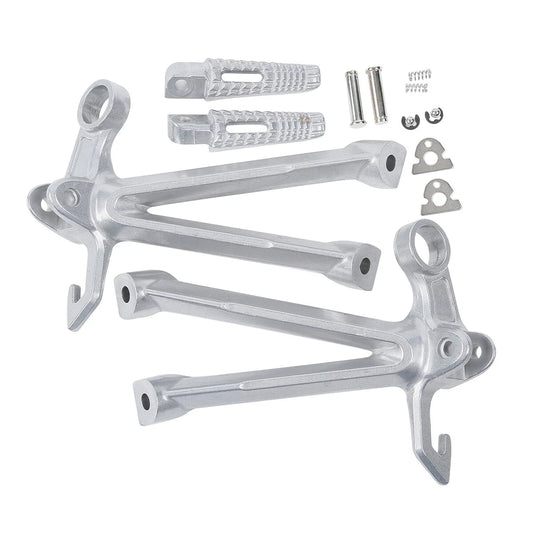 Rear Pedals Footrest Foot Pegs Bracket Set Fit For Suzuki GSXR1000 2007-2008 K7