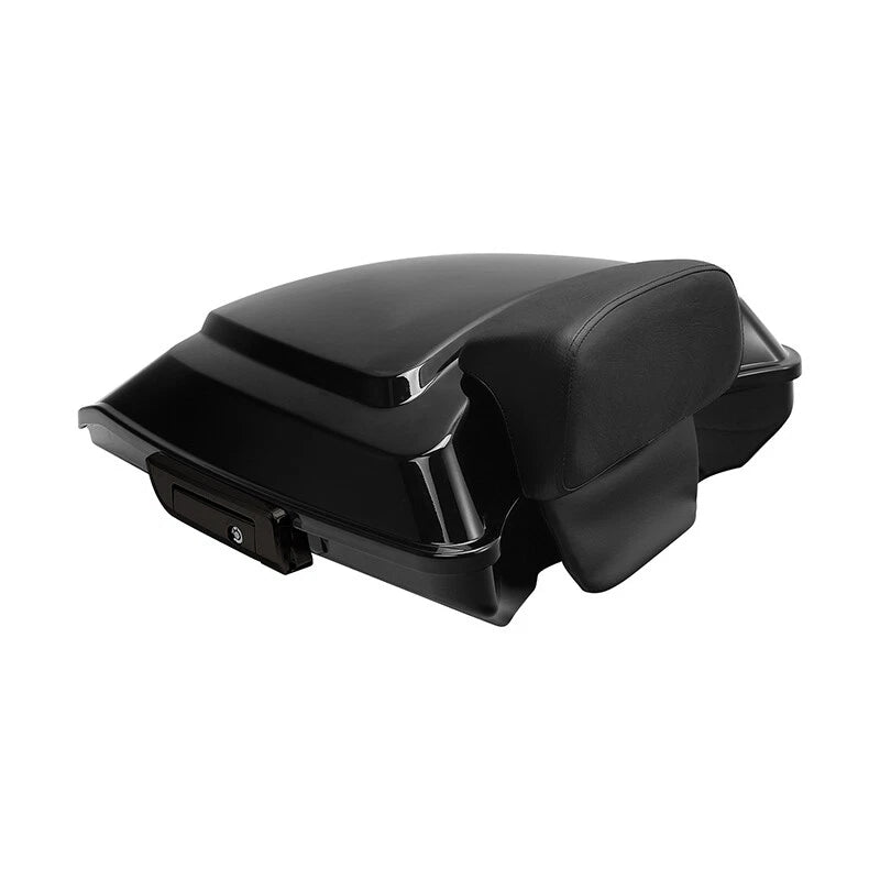 Black Razor Trunk Latch with Pad Fit For Harley Touring Street Glide 14-25