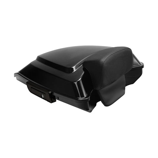 Black Razor Trunk Latch with Pad Fit For Harley Touring Street Glide 14-25