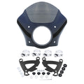 Gauntlet Headlight Fairing 49mm Trigger Lock Mount Fit For Harley Dyna Fxd Fxdl