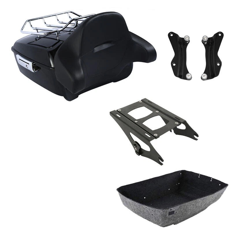 King Trunk Pad Rack Mount Docking Kit Fit For Harley Street Glide Flhx 2014-2026