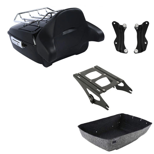 King Trunk Pad Rack Mount Docking Kit Fit For Harley Street Glide Flhx 2014-2026