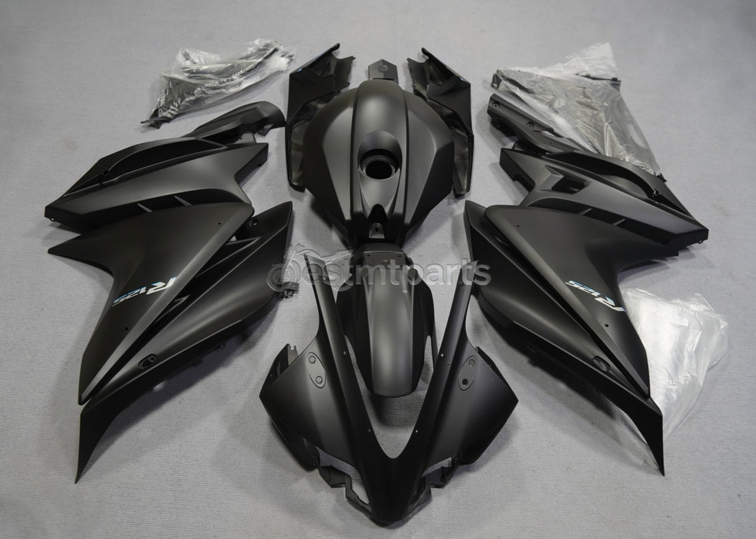 Matte Black Full Fairings Kit w/Bolts For Yamaha YZF R125 2008-2013, 2014-2018