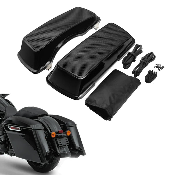 Saddlebag Dual 6x9 Speaker Lids Fit For Harley Touring Road Street Glide 93-13
