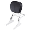 Chrome Sissy Bar Backrest Luggage Rack Fit For Harley Softail Fatboy Flstf 84-17