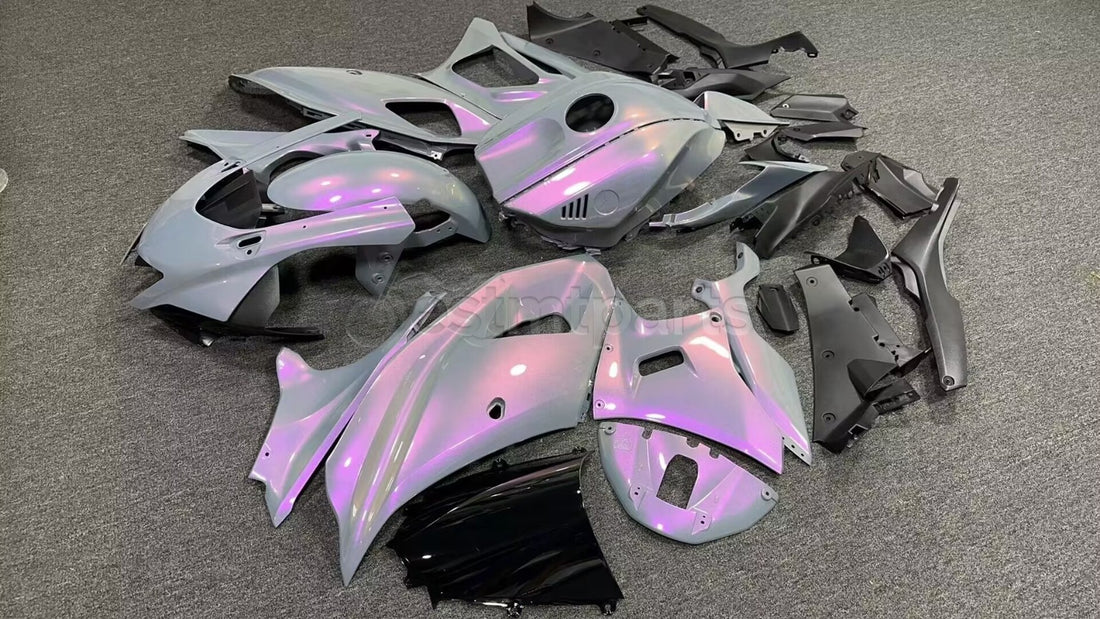 Chameleon Grey Dazz Purple Fairing Kit for Yamaha Yzf R7 2022-2025 Gray Rainbow