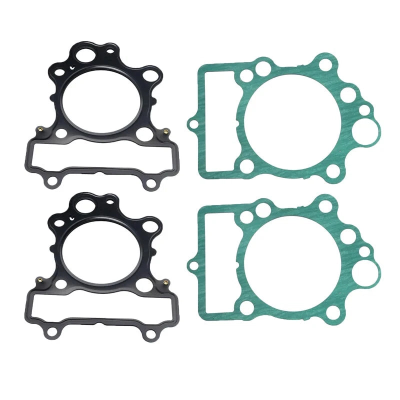 2 Sets Cylinder Head Base Gasket Kits For Yamaha XVS650 V-Star 650 1998-2017