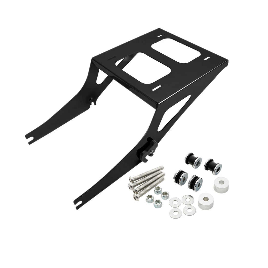 Two Up Mounting Rack Docking Hardware Kit Fit For Harley Fatboy 2008-17