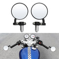 7/8" Universal Motorbike Motorcycle Handle Bar End Rearview Side Mirror