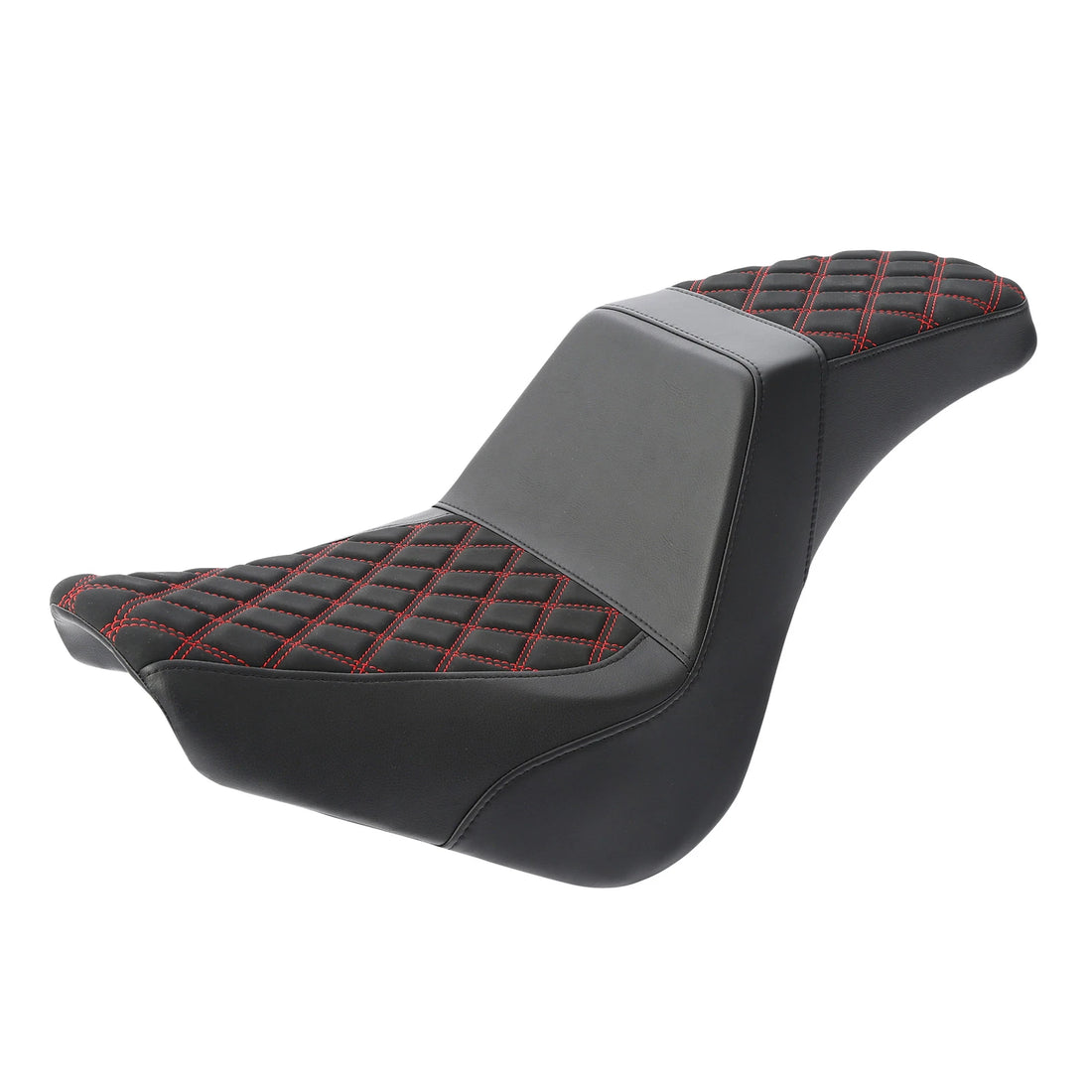 Black Red Driver & Passenger Seat Fit For Harley Softail Standard Fxst 2018-2025