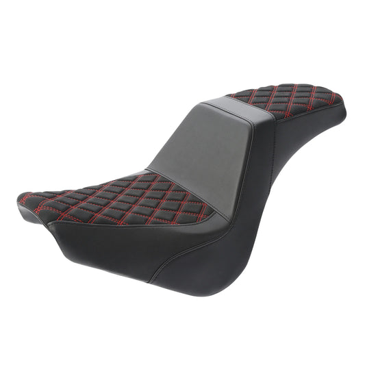 Black Red Driver & Passenger Seat Fit For Harley Softail Standard Fxst 2018-2025