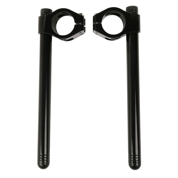 Black Handlebar Clip On Fit For Honda CBR600 NTV650 BROS650 BROS400 CBR400 NC23