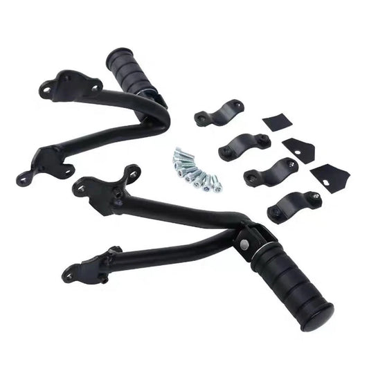For 2015-2024 Kawasaki Vulcan S 650 VN650 Passenger Rear Foot Pegs Bracket Black