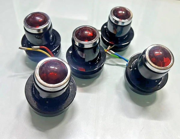 5X Lucas taillight lamp 1930-50s Fit For Triumph Ajs BSA black brake light