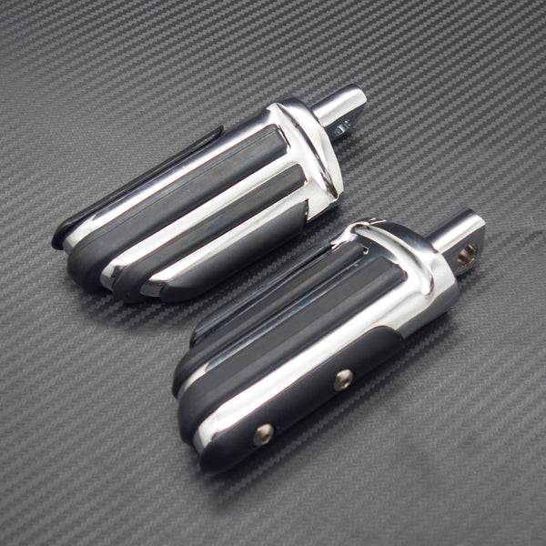 Chrome Footrests Front Rear Footpeg For Harley Sportster 1200 Softail Dyna