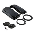 Vivid Black Saddlebag Lids 5x7" Speakers Fit For Harley Street Glide 1993-2013