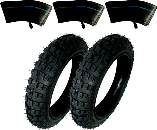 2 HD Tires + 3 Tubes Size 2.50-10 2.50X10 For Honda CRF50 Crf-50 50 50CC