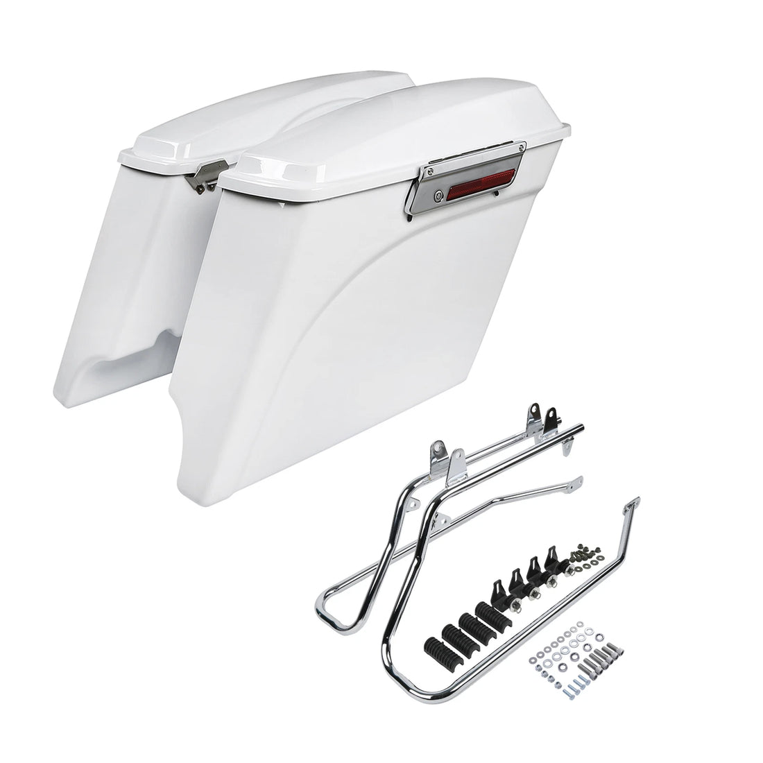 5" Hard Saddlebags Bags Conversion Bracket Kit Fit For Harley Softail 1984-2017