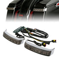 LED Saddlebag Bags Run Brake Turn Light Fit For Harley Electra Road Glide 14-24