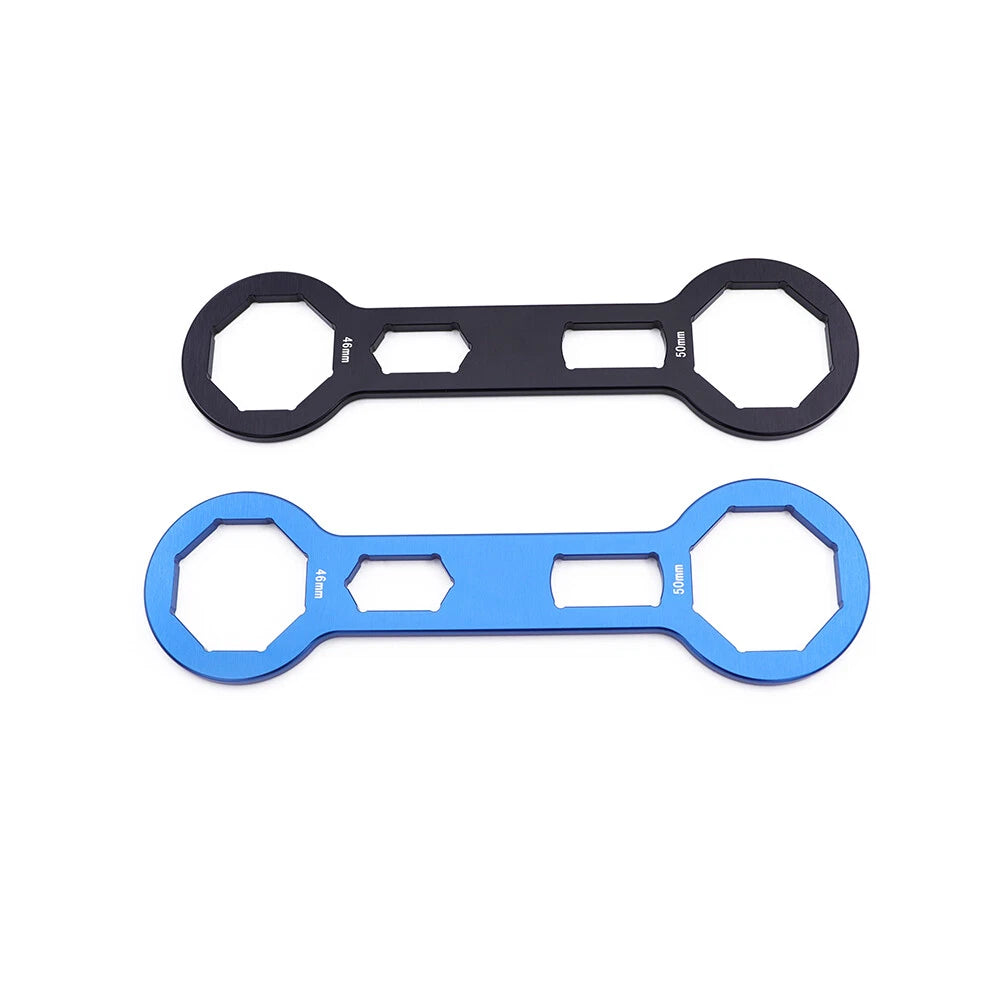 46/50mm CNC Front Fork Cap Wrench Holder Tool For Honda CRF250R CRF250X CRF450X