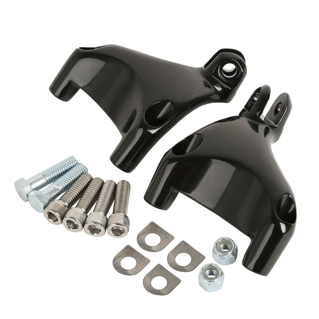 Passenger Rear Foot Pegs Footrest Mount Kit Fit For Harley Sportster XL 2004-13