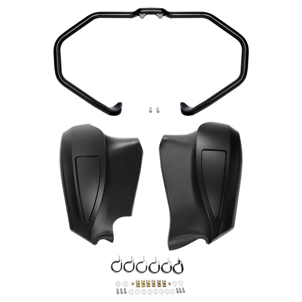Black Highway Bar Lower Fairings Fit For Indian Chieftain Dark Horse 2014-2023