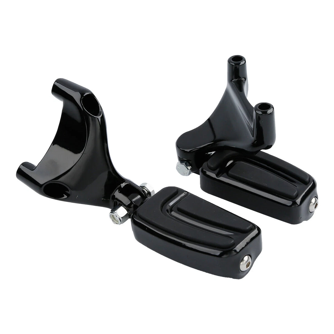 Passenger Black Footpeg Pegs Mount Fit For Harley Sportster XL883 1200 2004-2013