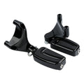Passenger Black Footpeg Pegs Mount Fit For Harley Sportster XL883 1200 2004-2013