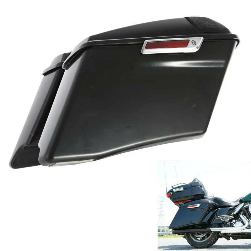 4'' Extended Unpainted Saddlebag Fit For Harley Cvo Touring Road Glide 2014-2024