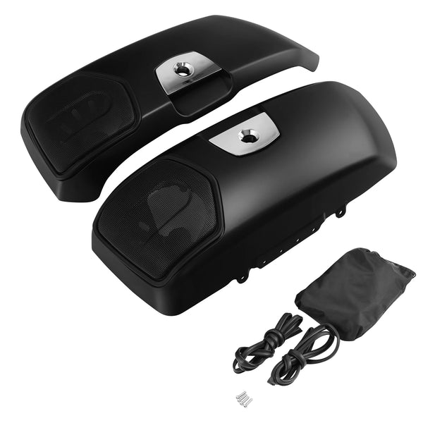 Matte Black Saddlebags Lids Covers Fit For Indian Chieftain Dark Horse 2019-2025