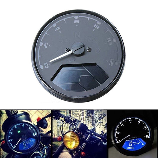 12000 Rmp kmh Universal LCD Digital Odometer Speedometer Tachometer Gauge LED