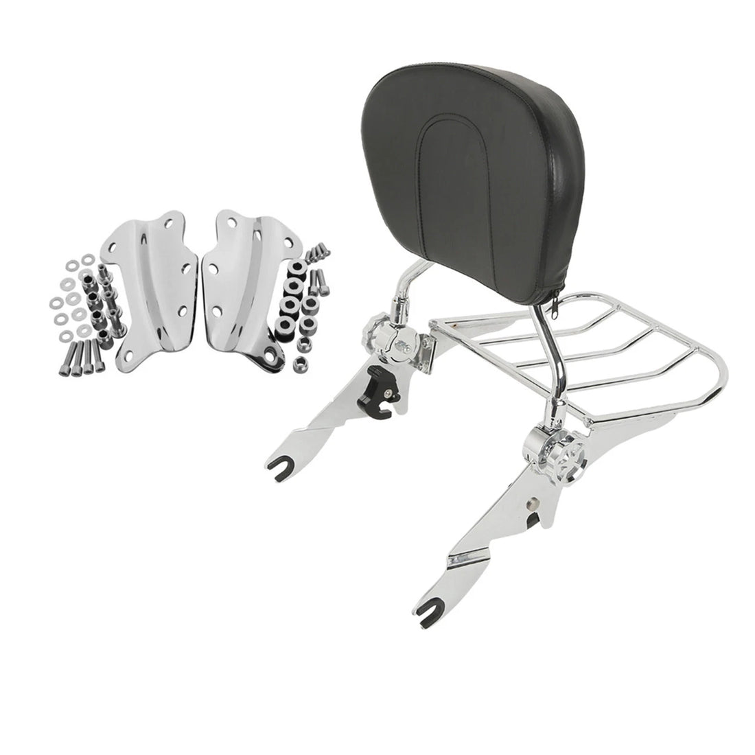 Backrest Sissy Bar & Docking Hardware Kit Fit For Harley Electra Glide 2009-2013