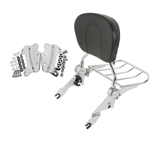 Backrest Sissy Bar & Docking Hardware Kit Fit For Harley Electra Glide 2009-2013