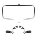 Highway Engine Guard Crash Bar Footpegs Mount Fit For Harley Touring 1997-2008