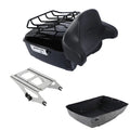 King Trunk Backrest Mount Rack Fit For Harley Touring Cvo Street Glide 2014-2026