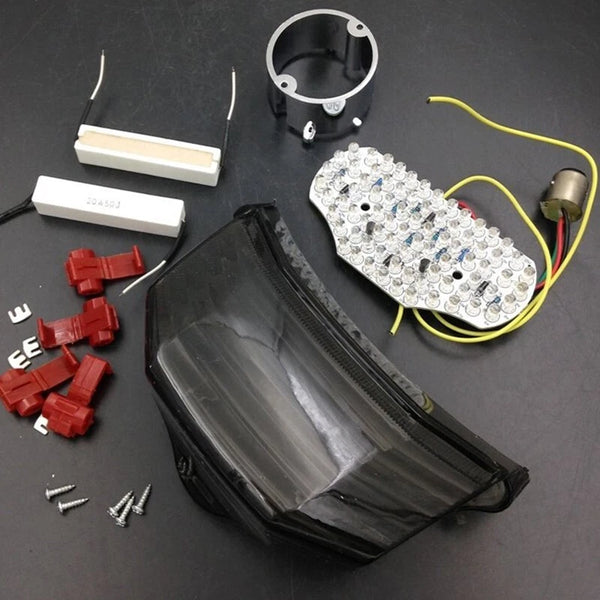 Smoke LED Taillight Brake Light Turn Signals Fit for Yamaha FZ6 2004-2009 08 07