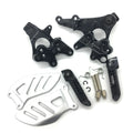 Front Foot Pegs Bracket For Suzuki GSXR600/750 2011-2025 GSXR1000 2009-16 Black