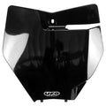 UFO Front Number Plate Black For KTM 350 SX-F 2016-2018