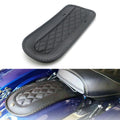 Black Diamond Rear Fender Bib PU Leather For Harley Solo Seat Touring Flhx 08-18