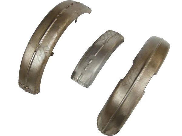 For Matchless G3L Front & Rear Mudguard (FORK Girder Model) Raw Steel (REP)