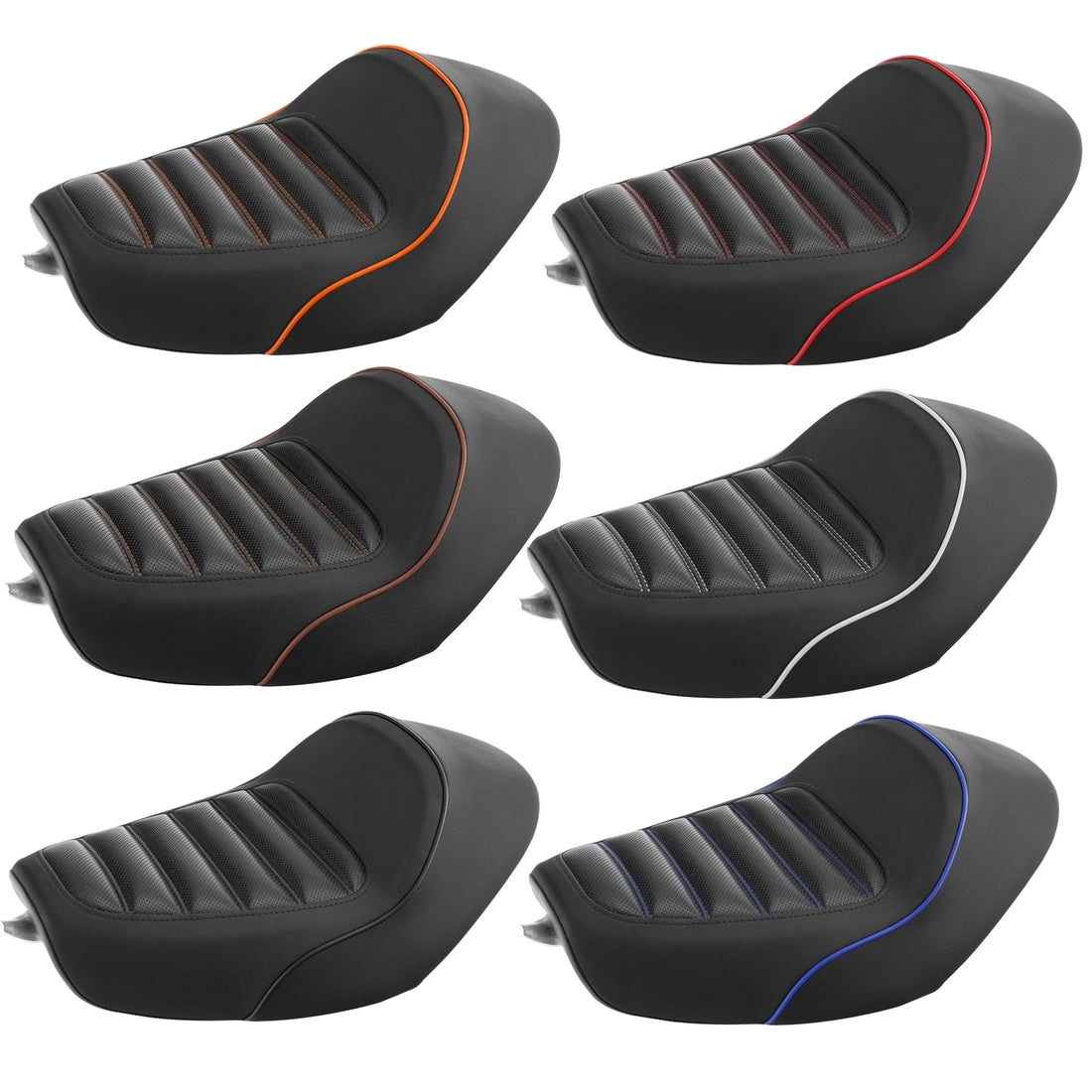 Driver Rider Solo Seat Fit For Harley Sportster 883 1200 48 72 2010-2022 Black