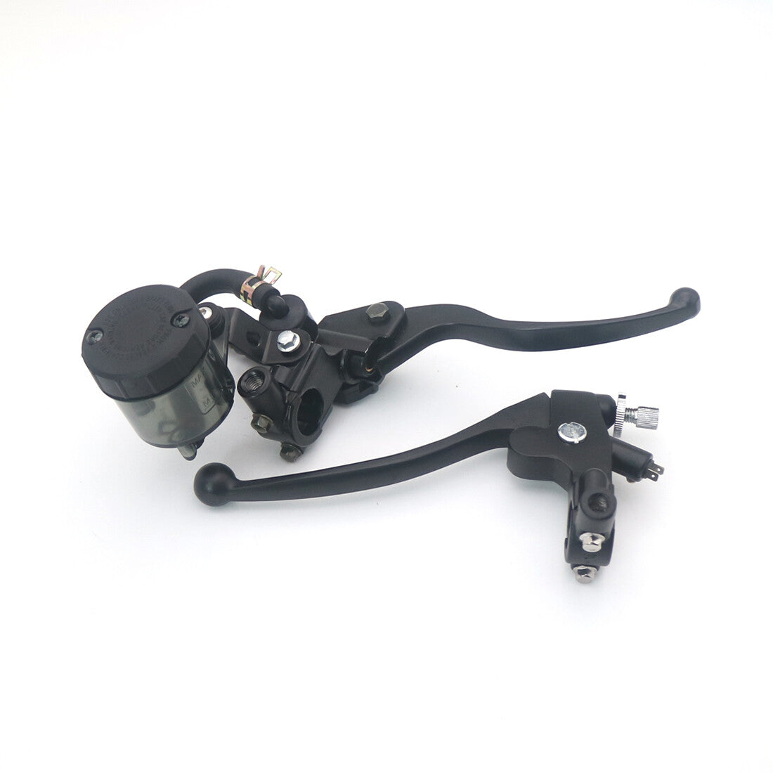 7/8"22mm Black Motorcycle Handlebar Brake Master Cylinder Clutch Lever Reservoir